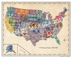 Stamp Map Watermark